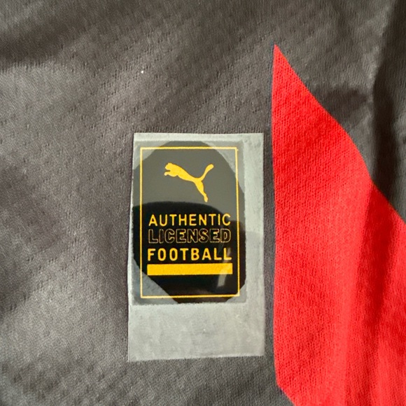 Puma Manchester City Black and Red Jersey - Picture 3 of 7